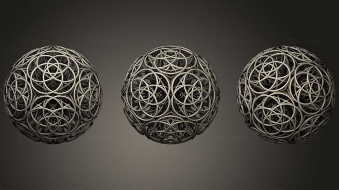 Geometric shapes (Oracle Wisch Dome, SHPGM_0720) 3D models for cnc